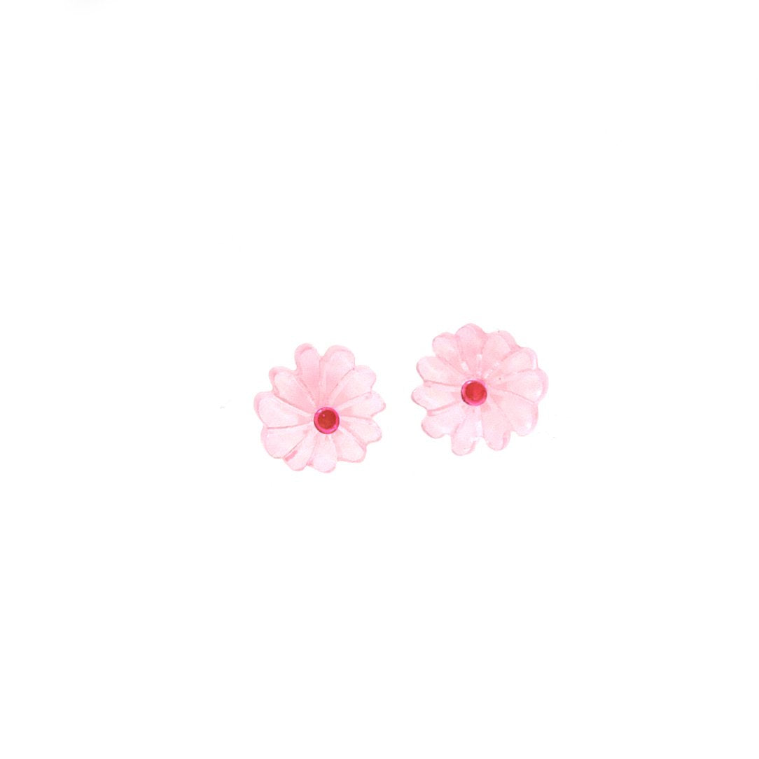 studs / flower pink