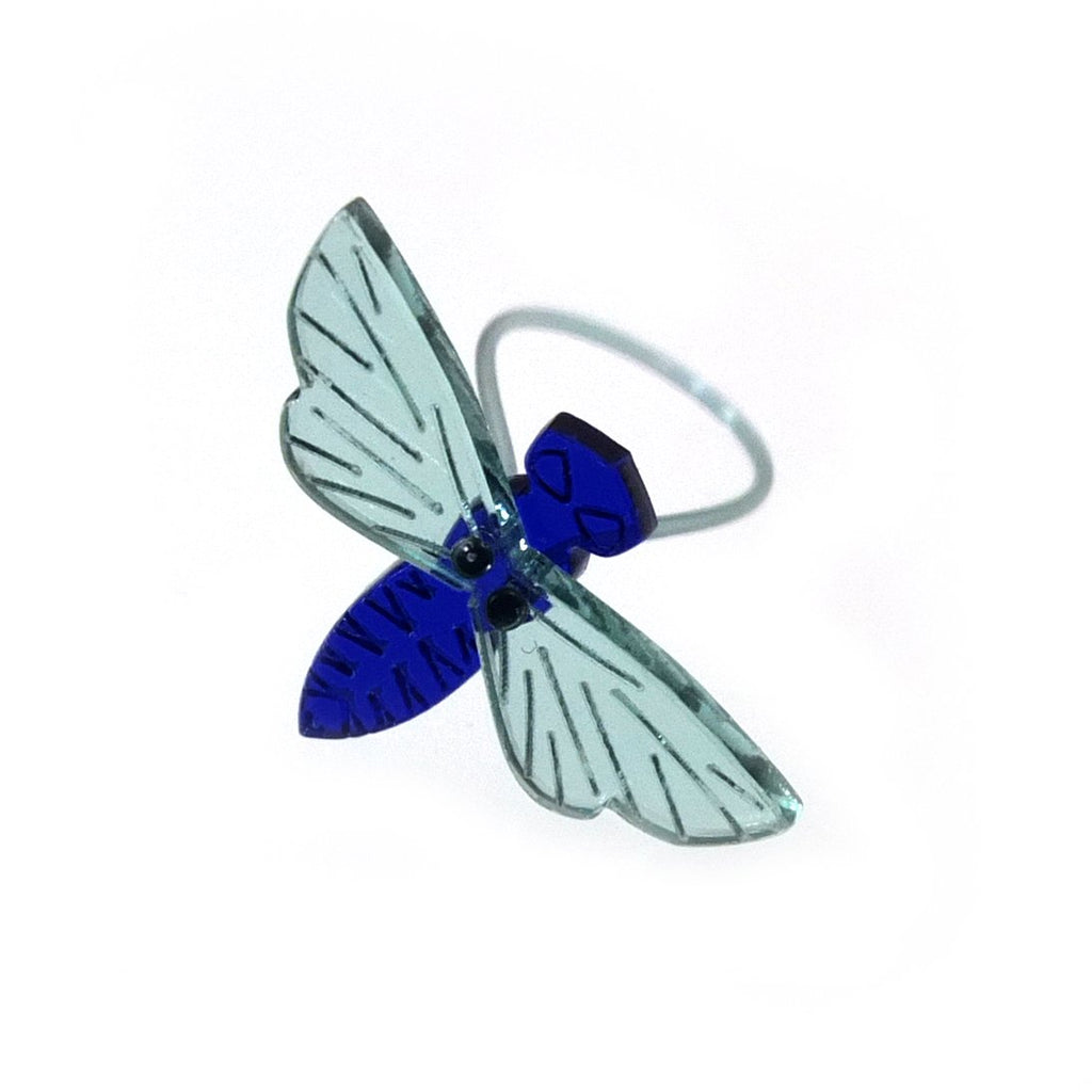 Insect ring / Fly darkblue