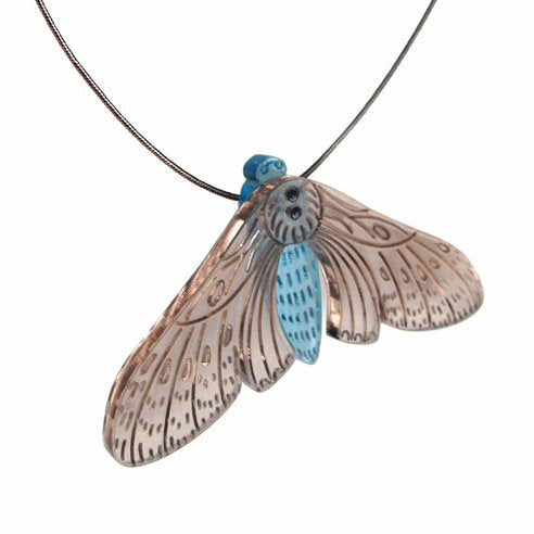 Moth / necklace