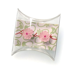 studs / flower pink