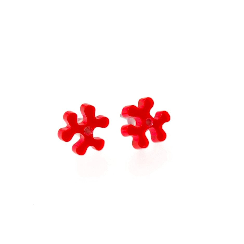 Studs / Three bone / neonred