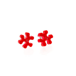 Studs / Three bone / neonred