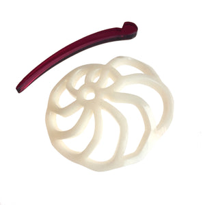Hair clip / Snail shell