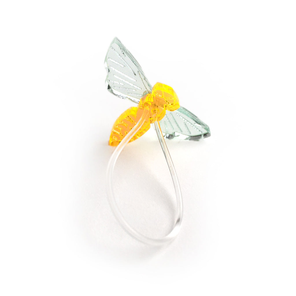 Insect ring / Fly neon