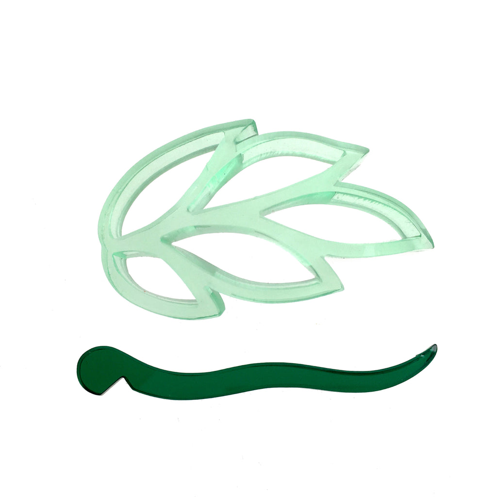 Hair clip Leaf