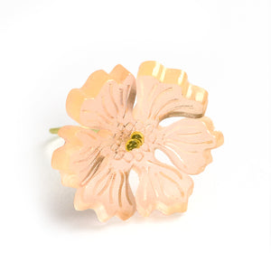 Flower ring / peach