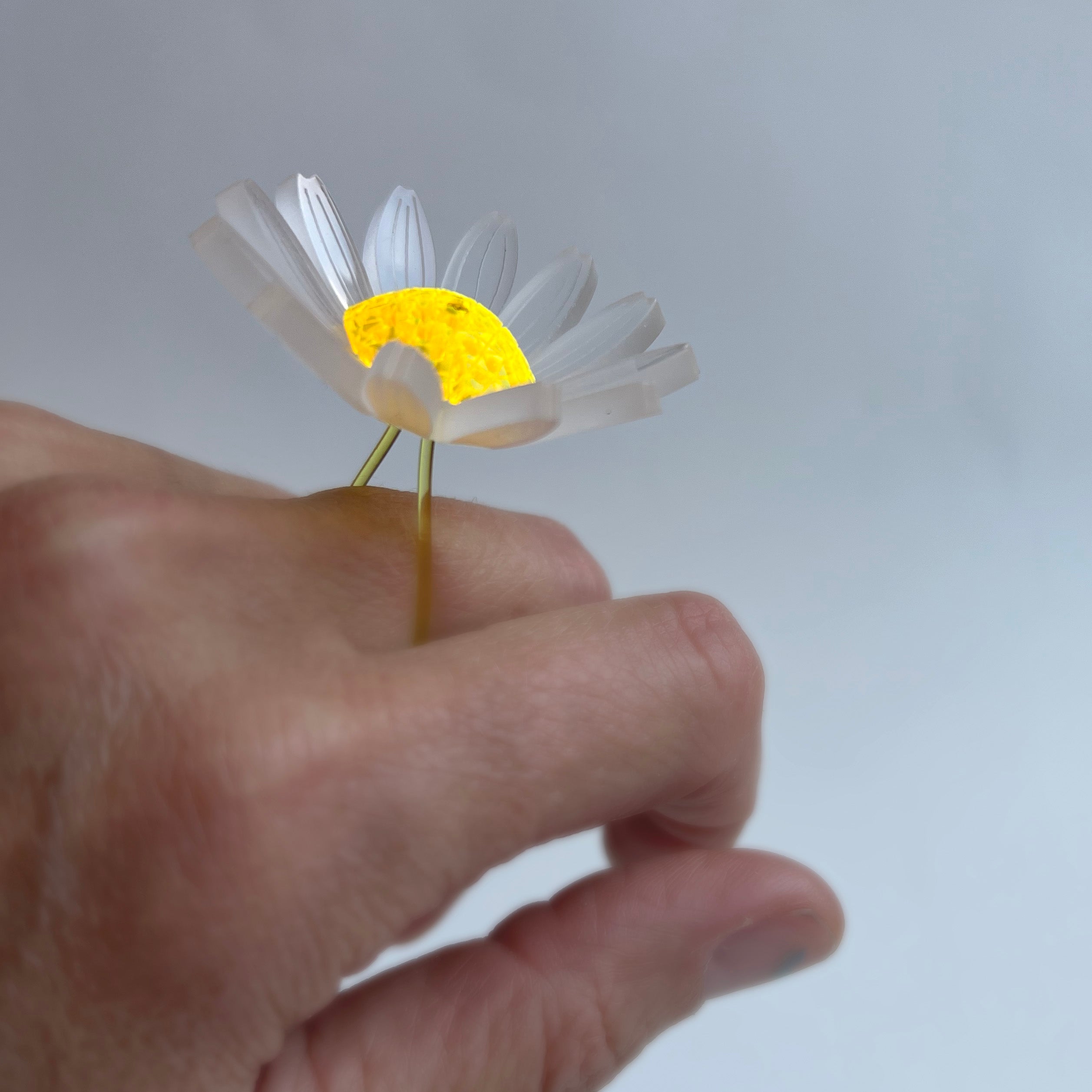 Daisy flower ring