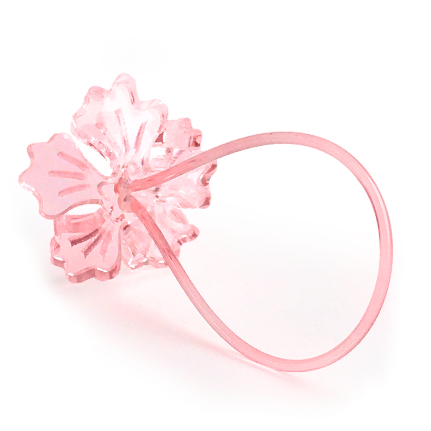 Flower ring / pink