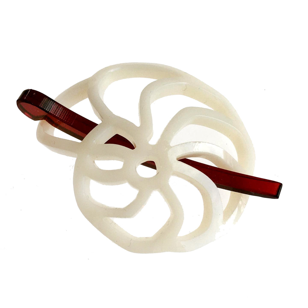 Hair clip / Snail shell