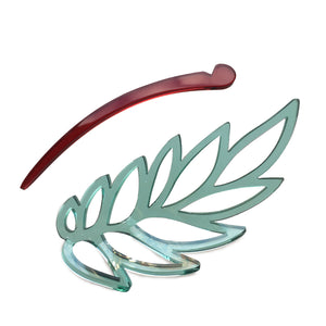 Hair clip Large Leaf